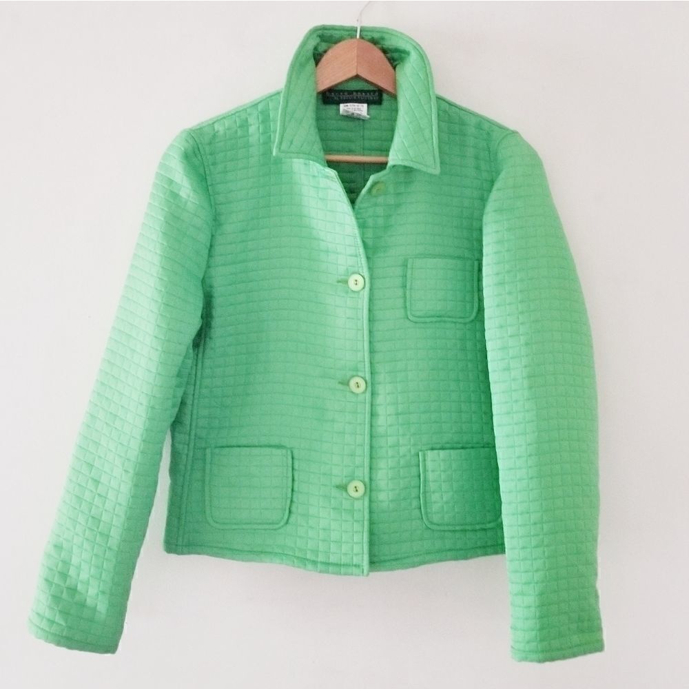 Harve Benard quilted blazer with button closure